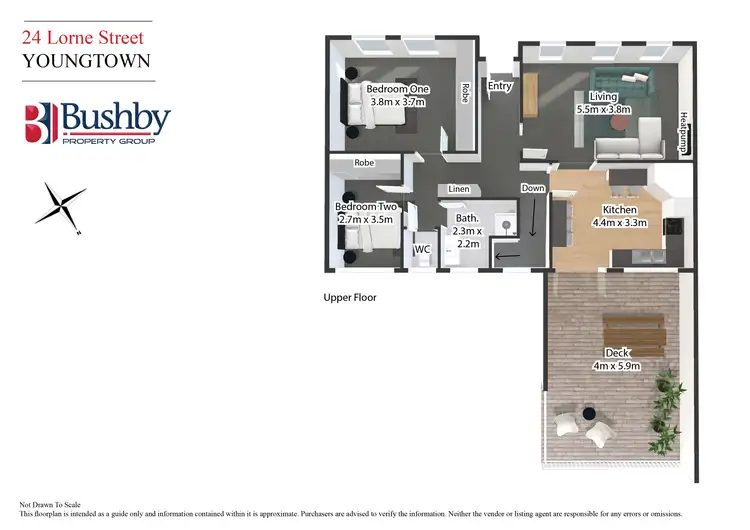 Floorplan of Homely house listing, 24 Lorne Street, Youngtown TAS 7249