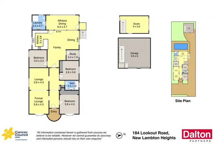 Floorplan of Homely house listing, 184 Lookout Road, New Lambton Heights NSW 2305