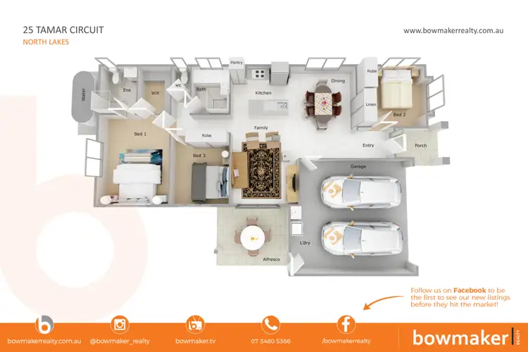 Floorplan of Homely house listing, 25 Tamar Circuit, North Lakes QLD 4509