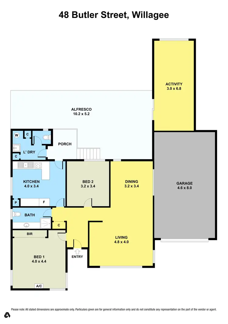 Floorplan of Homely house listing, 48 Butler St, Willagee WA 6156