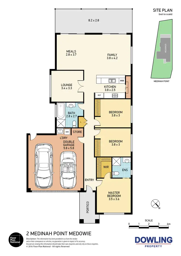 Floorplan of Homely house listing, 2 Medinah Point, Medowie NSW 2318