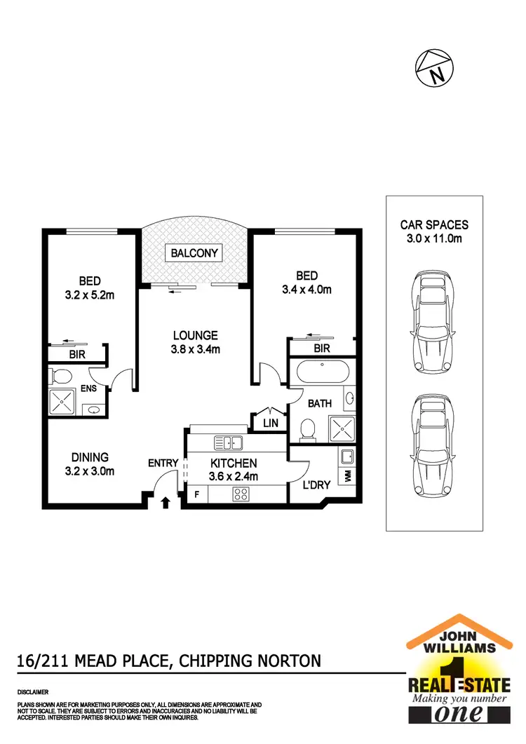 Floorplan of Homely unit listing, 16/16 Frank Oliveri Drive, Chipping Norton NSW 2170