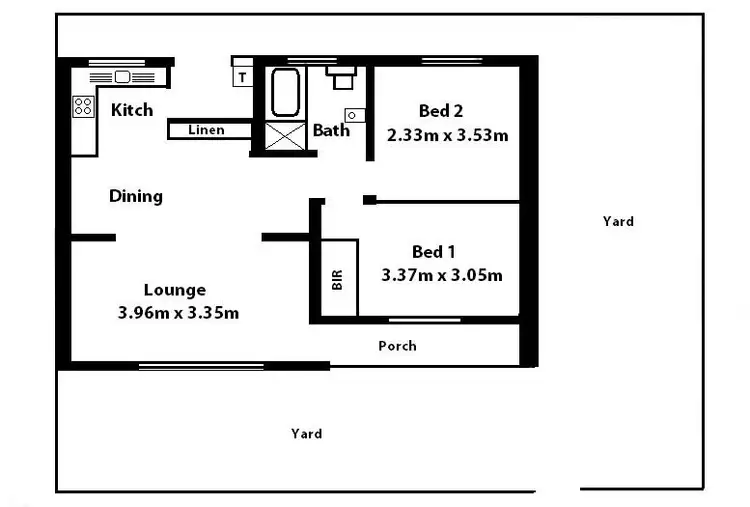 Floorplan of Homely unit listing, Res 1/11 Gwynne Street, Firle SA 5070