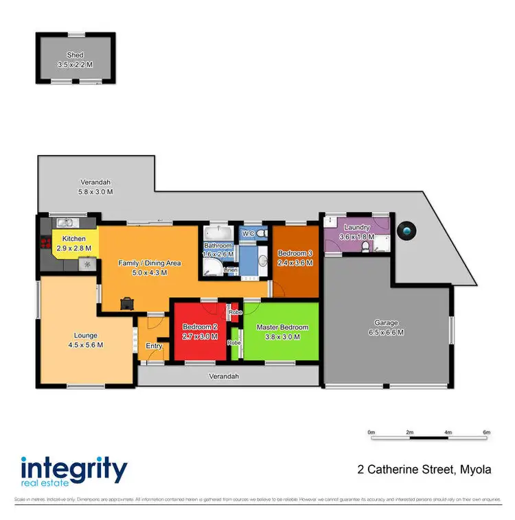 Floorplan of Homely house listing, 2 Catherine Street, Myola NSW 2540