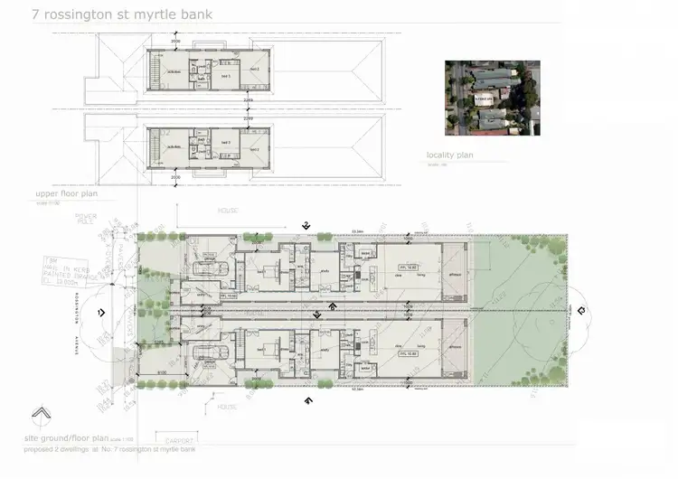 Floorplan of Homely land listing, 7 Rossington Avenue, Myrtle Bank SA 5064