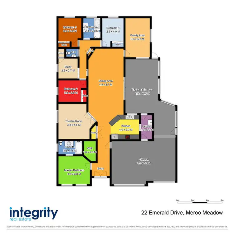 Floorplan of Homely house listing, 22 Emerald Drive, Meroo Meadow NSW 2540