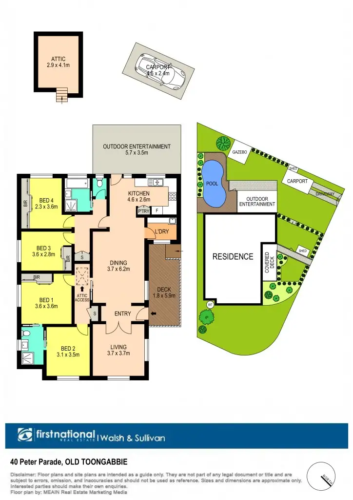 Floorplan of Homely house listing, 40 Peter Parade, Old Toongabbie NSW 2146