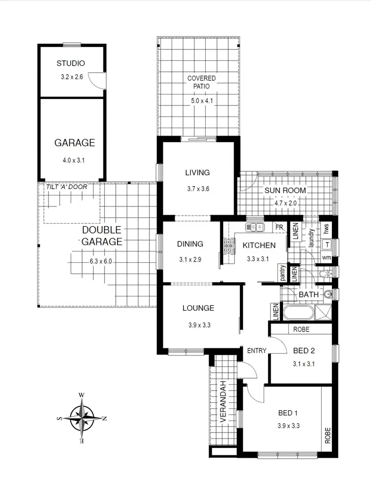 Floorplan of Homely house listing, 12 Glen Avenue, Tranmere SA 5073
