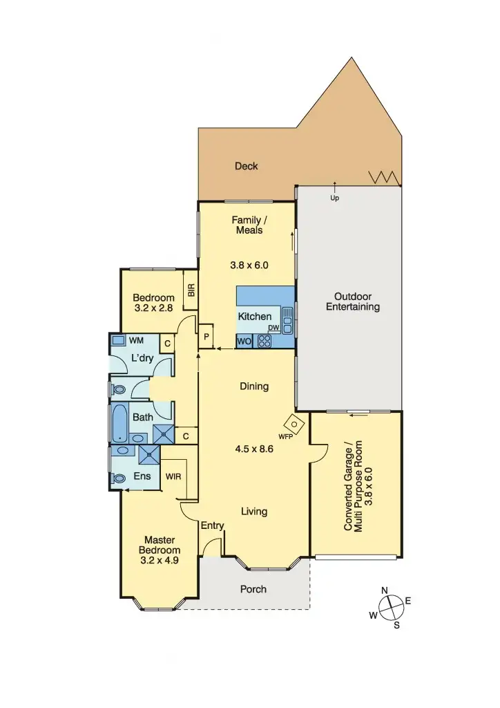 Floorplan of Homely house listing, 7 Charles Farrer Court, Mornington VIC 3931