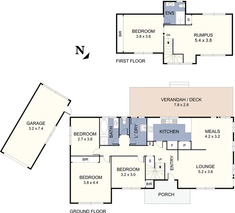 Floorplan of Homely house listing, 1 Bentley Court, Mulgrave VIC 3170