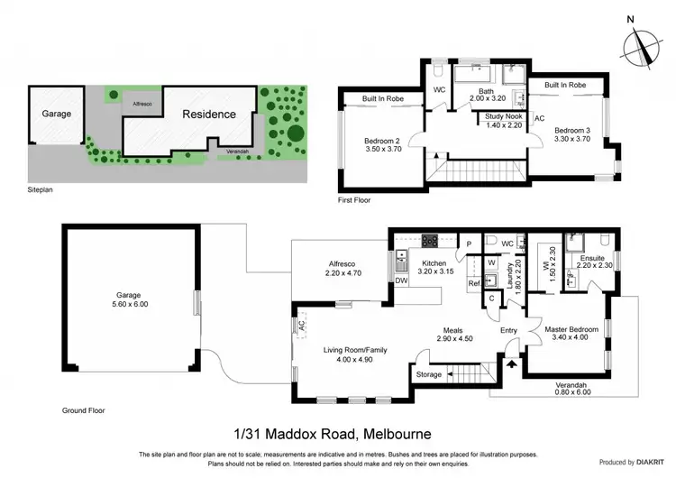 Floorplan of Homely house listing, 1/31 Maddox Road, Newport VIC 3015