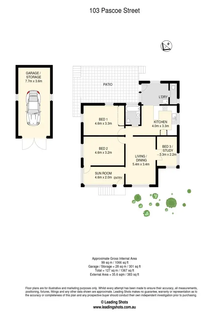 Floorplan of Homely house listing, 103 Pascoe Street, Mitchelton QLD 4053