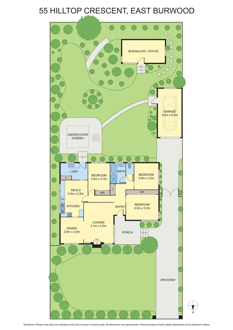 Floorplan of Homely house listing, 55 Hilltop Crescent, Burwood East VIC 3151