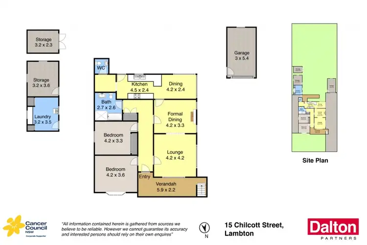 Floorplan of Homely house listing, 15 Chilcott Street, Lambton NSW 2299