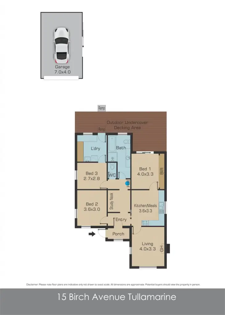 Floorplan of Homely house listing, 15 Birch Avenue, Tullamarine VIC 3043