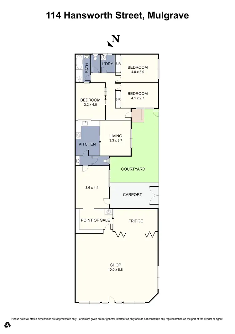 Floorplan of Homely house listing, 114 Hansworth Street, Mulgrave VIC 3170