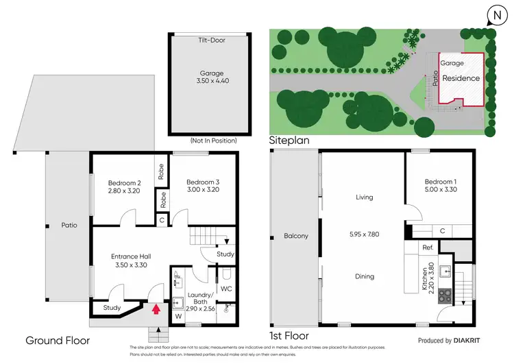 Floorplan of Homely house listing, 13 Brooks Avenue, Blairgowrie VIC 3942