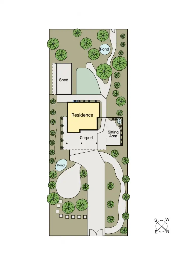 Floorplan of Homely house listing, 59 Dana Avenue, Blairgowrie VIC 3942