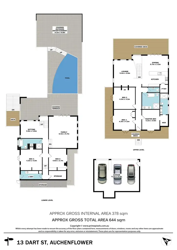 Floorplan of Homely house listing, 13 Dart Street, Auchenflower QLD 4066