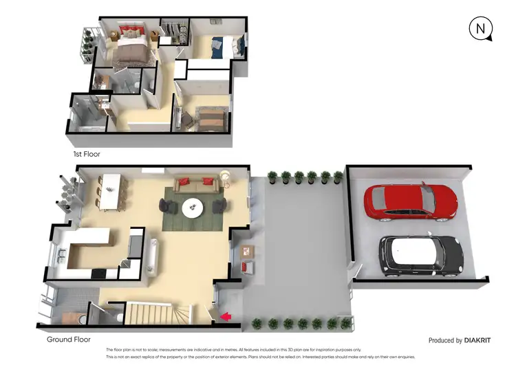 Floorplan of Homely townhouse listing, 6/30 The Parkway, Caroline Springs VIC 3023