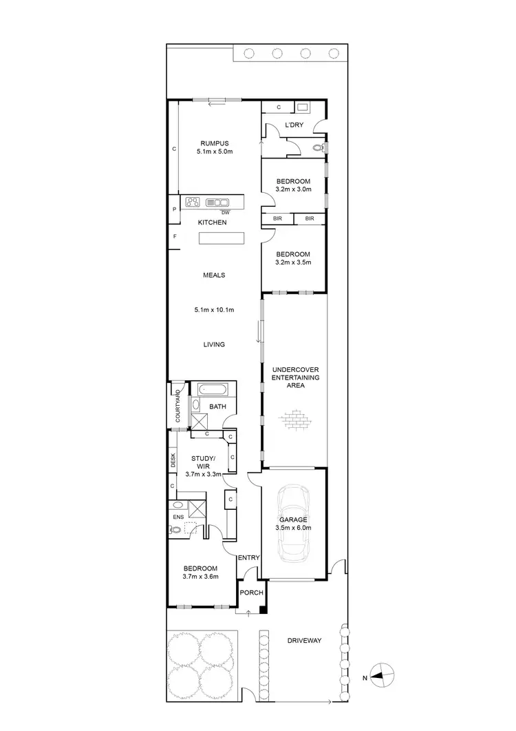 Floorplan of Homely house listing, 7A Ferguson Street, Spotswood VIC 3015