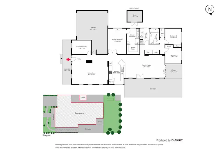 Floorplan of Homely house listing, 6 Trentham Avenue, Eynesbury VIC 3338