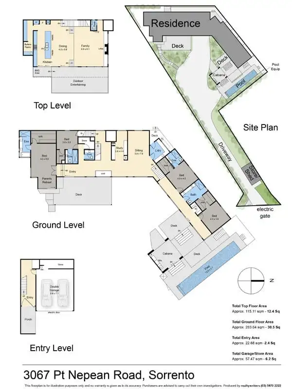 Floorplan of Homely house listing, 3067 Point Nepean Road, Sorrento VIC 3943