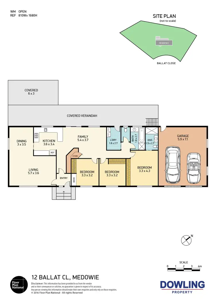 Floorplan of Homely house listing, 12 Ballat Close, Medowie NSW 2318