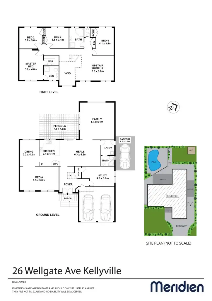 Floorplan of Homely house listing, 26 Wellgate Ave, Kellyville NSW 2155
