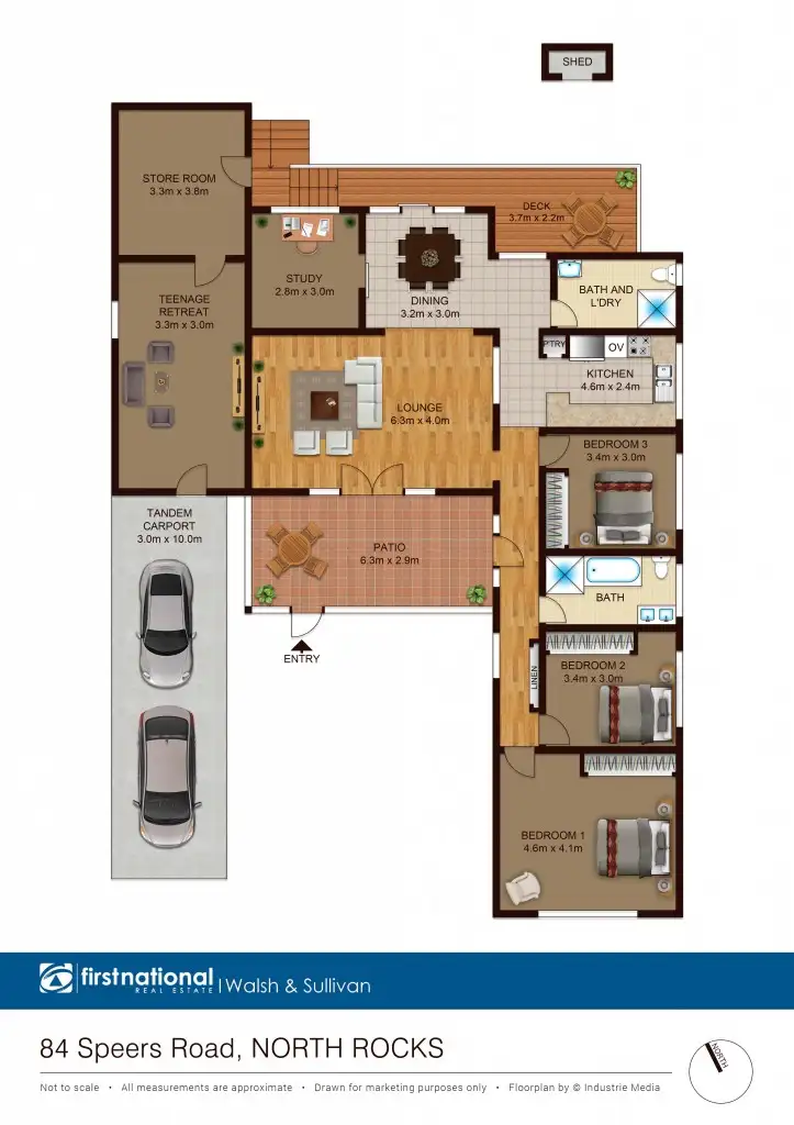 Floorplan of Homely house listing, 84 Speers Road, North Rocks NSW 2151
