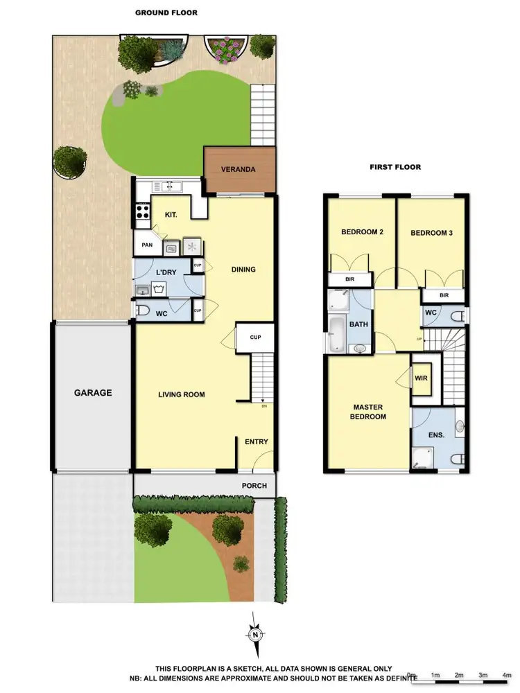 Floorplan of Homely townhouse listing, 24 Rosella Avenue, Boronia VIC 3155