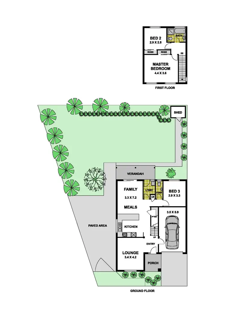 Floorplan of Homely unit listing, 4/10 Brechin Court, Greenvale VIC 3059