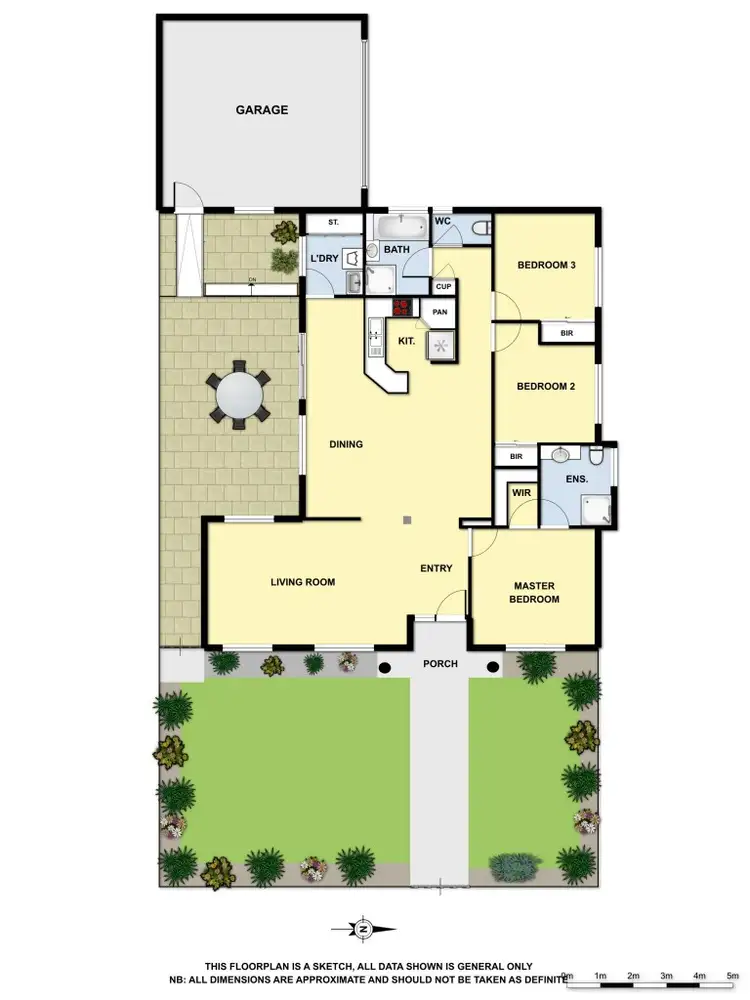 Floorplan of Homely unit listing, 1/1 Tunstall Avenue, Boronia VIC 3155