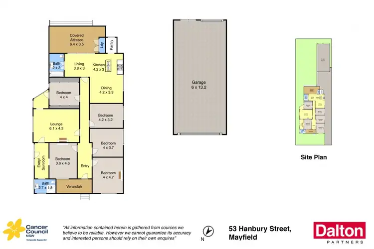 Floorplan of Homely house listing, 53 Hanbury Street, Mayfield NSW 2304
