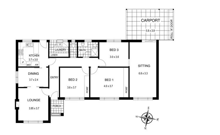 Floorplan of Homely house listing, 16 Milton Avenue, Tranmere SA 5073