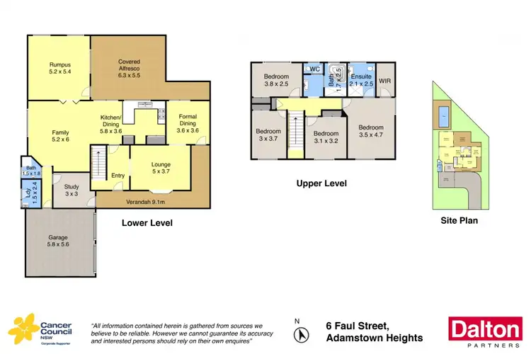 Floorplan of Homely house listing, 6 Faul Street, Adamstown Heights NSW 2289