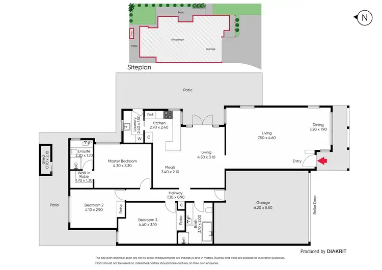 Floorplan of Homely unit listing, 4/25 Ozone Street, Rye VIC 3941