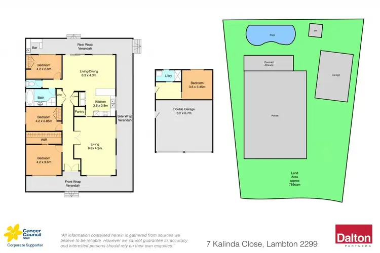 Floorplan of Homely house listing, 7 Kalinda Close, Lambton NSW 2299
