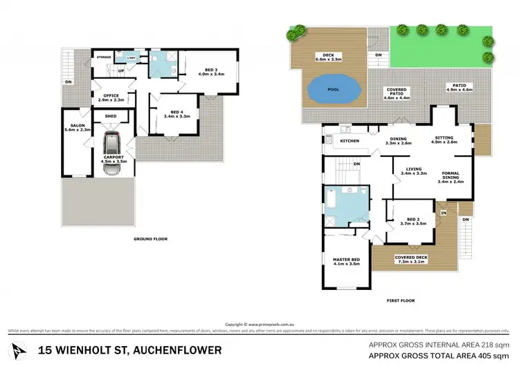 Floorplan of Homely house listing, 15 Wienholt Street, Auchenflower QLD 4066