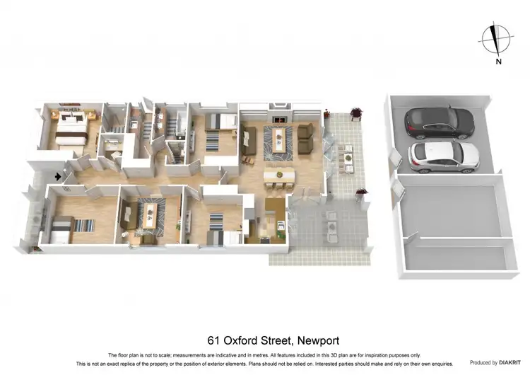 Floorplan of Homely house listing, 61 Oxford Street, Newport VIC 3015