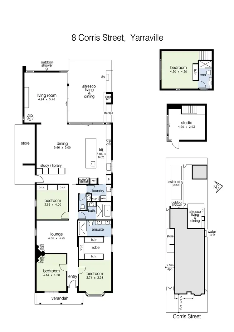 Floorplan of Homely house listing, 8 Corris Street, Yarraville VIC 3013
