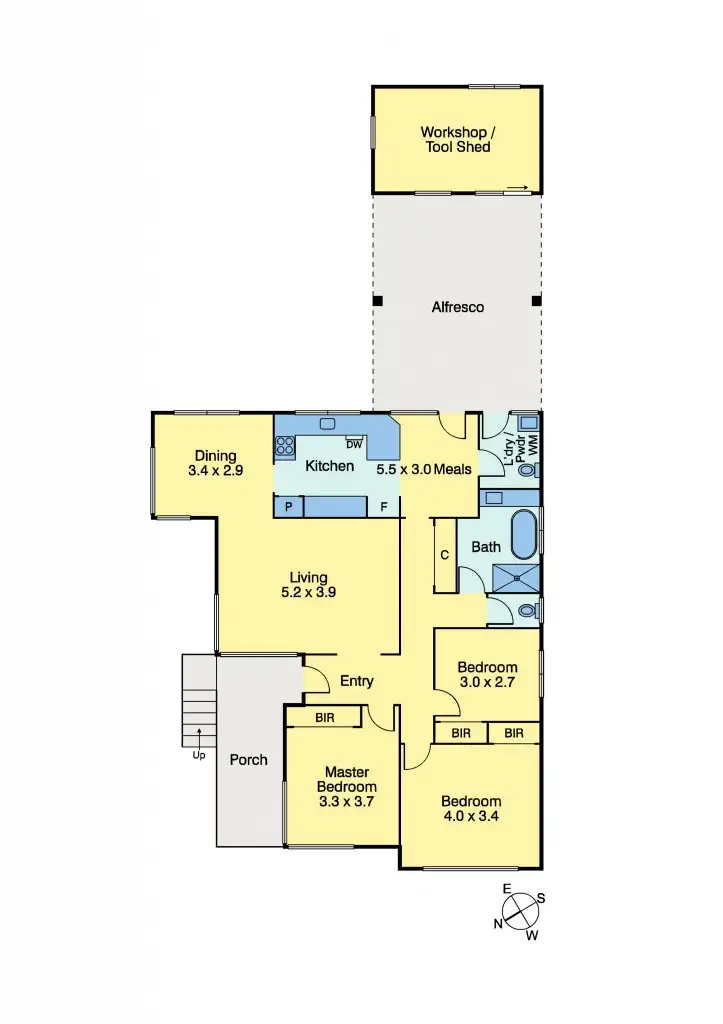 Floorplan of Homely house listing, 129 Kars Street, Frankston South VIC 3199