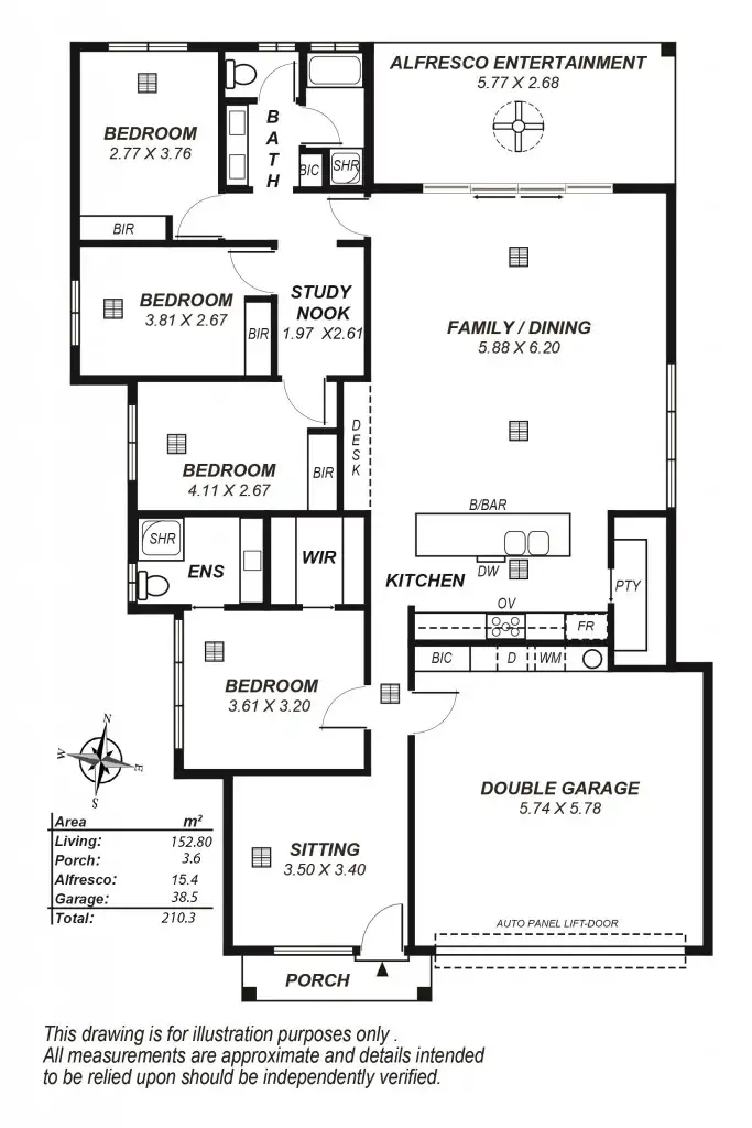 Floorplan of Homely house listing, 87A George Street, Paradise SA 5075