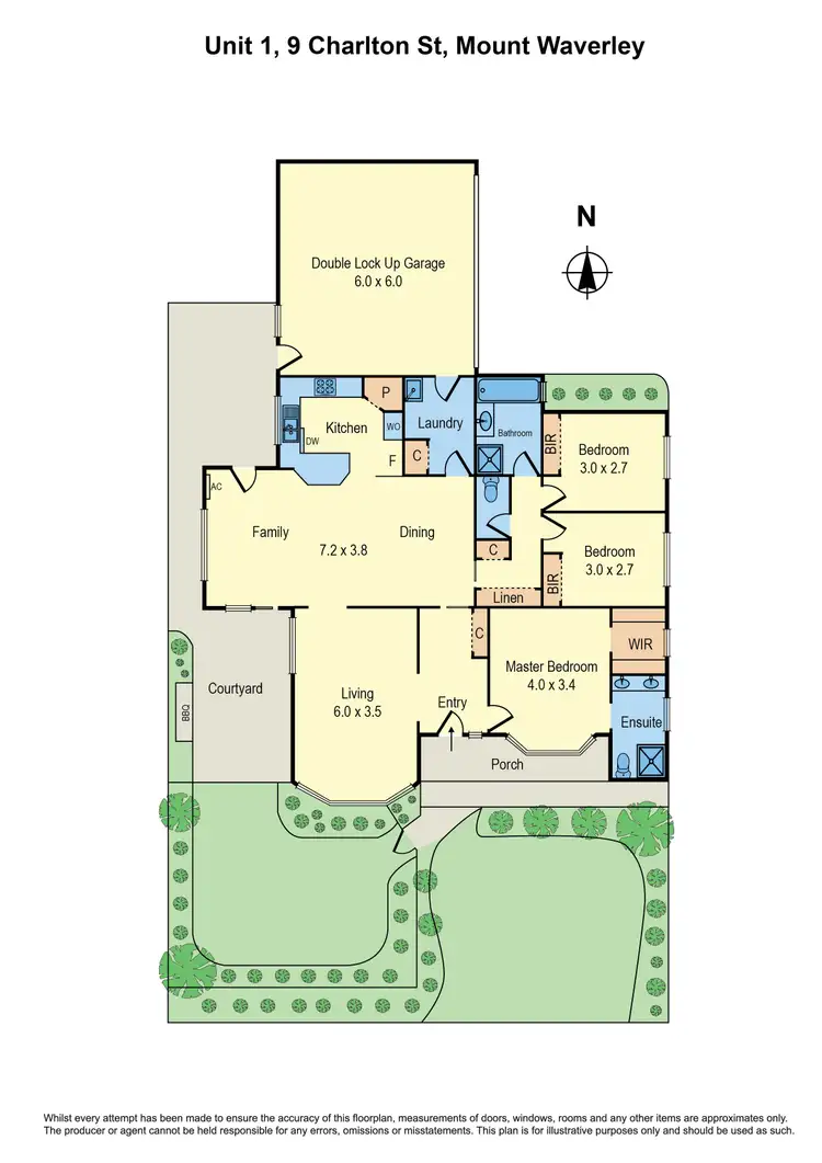 Floorplan of Homely unit listing, 1/9 Charlton Street, Mount Waverley VIC 3149