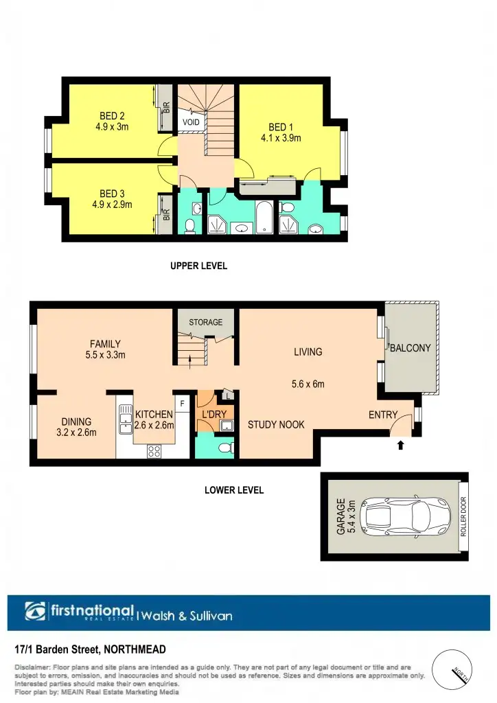 Floorplan of Homely apartment listing, 17/1 Barden Street, Northmead NSW 2152