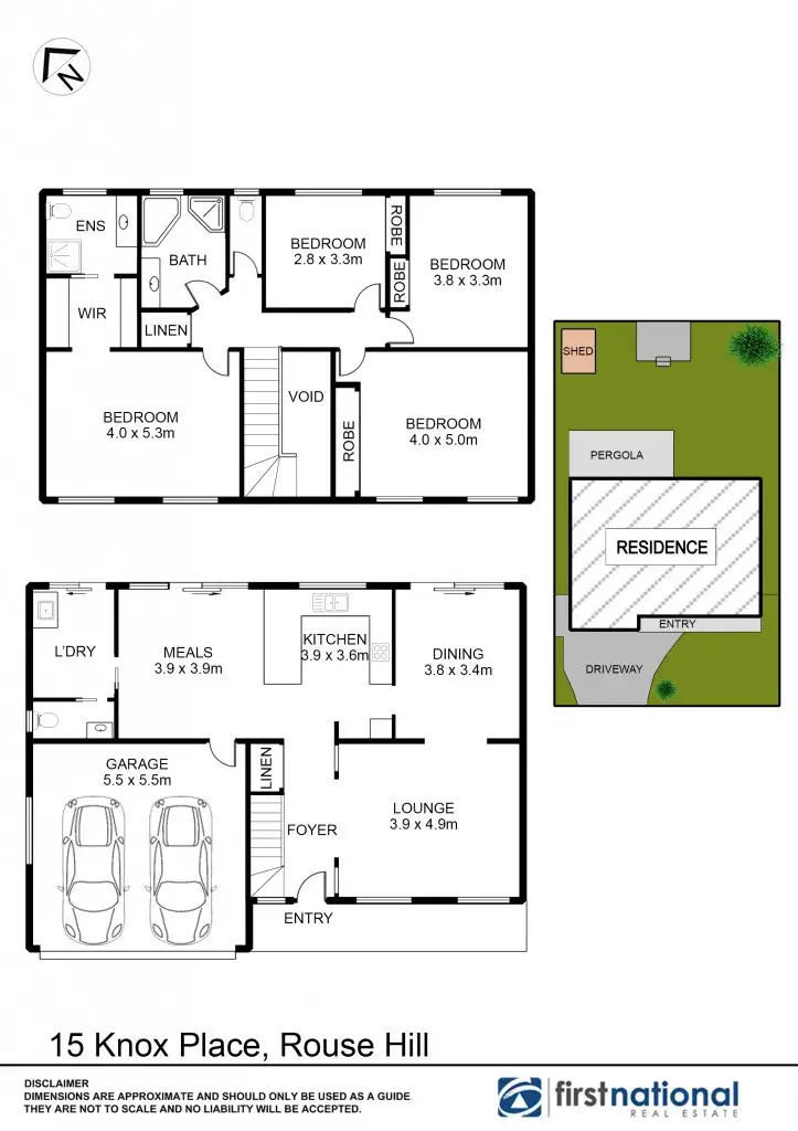 Floorplan of Homely house listing, 15 Knox Place, Rouse Hill NSW 2155