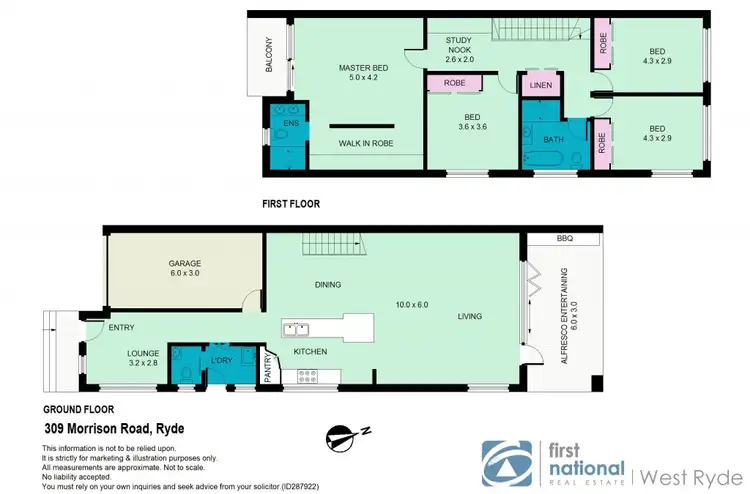 Floorplan of Homely house listing, 309 Morrison Road, Ryde NSW 2112