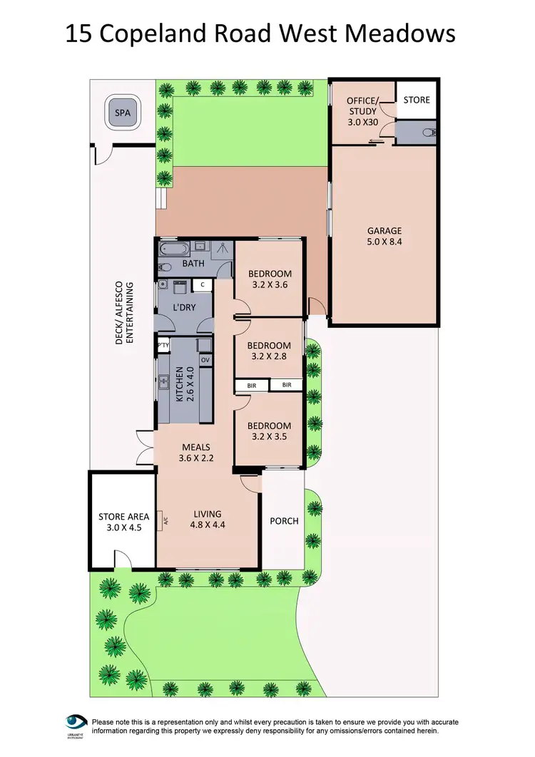 Floorplan of Homely house listing, 15 Copeland Road, Westmeadows VIC 3049