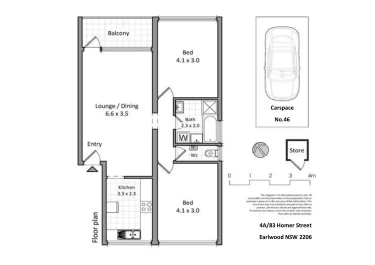 Floorplan of Homely apartment listing, Address available on request