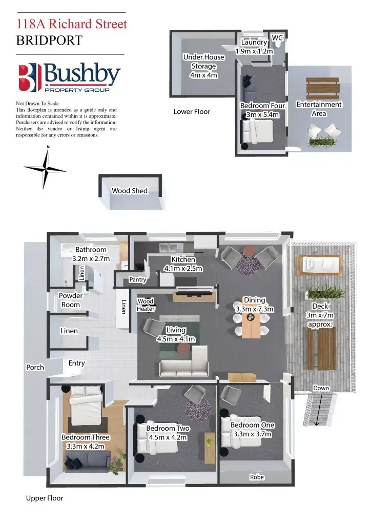 Floorplan of Homely house listing, 118A Richard Street, Bridport TAS 7262
